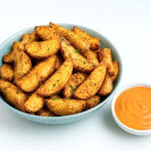 Homemade Potato Wedges Tray